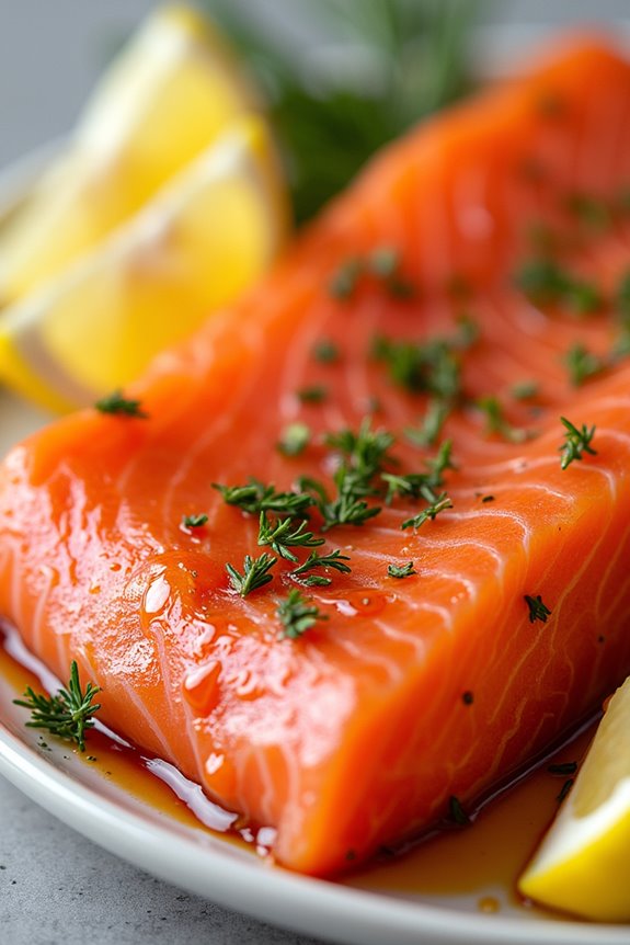 spicy honey cured salmon