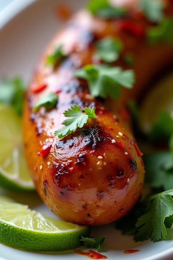 spicy lime infused bratwurst recipe