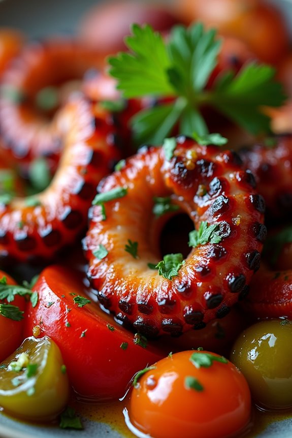 spicy octopus appetizer delight