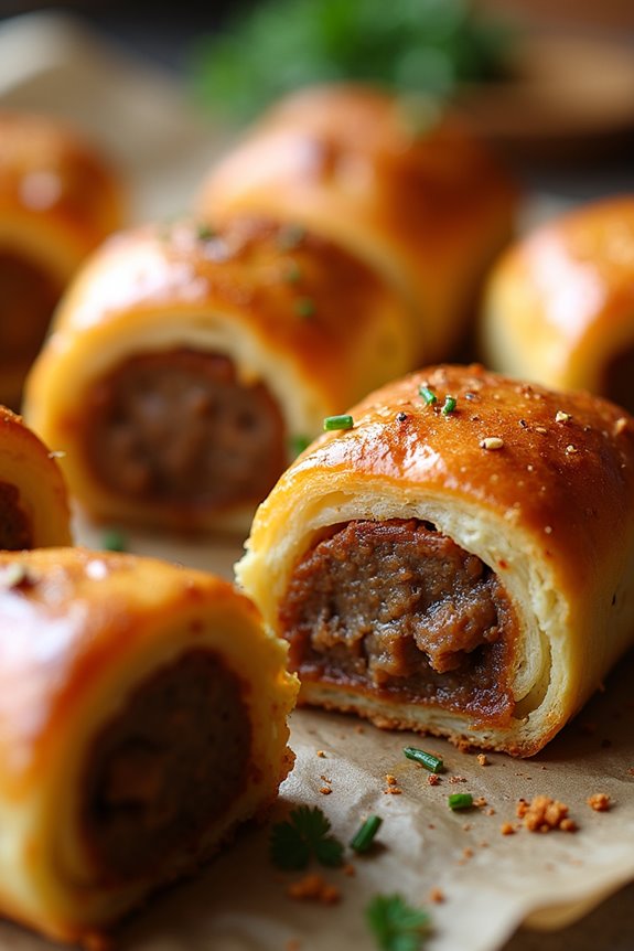 spicy sausage rolls recipe