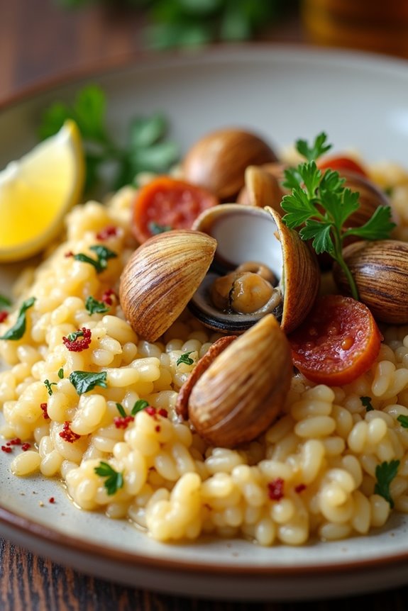 spicy seafood risotto recipe