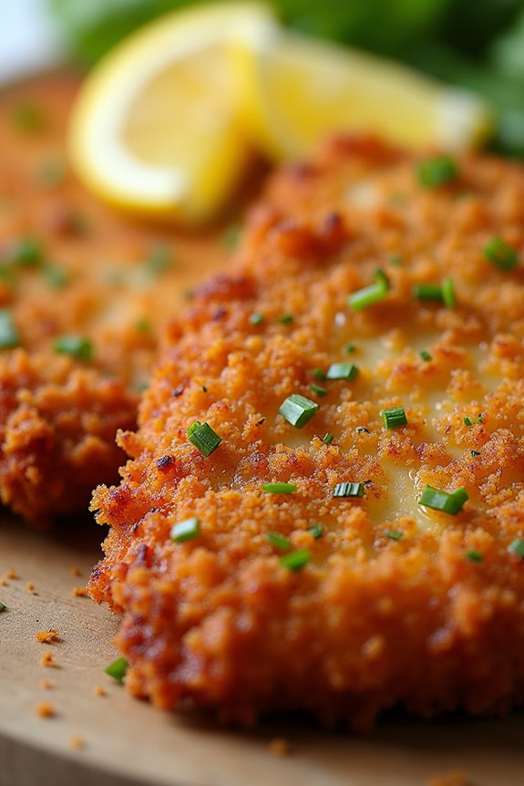 spicy twist on schnitzel
