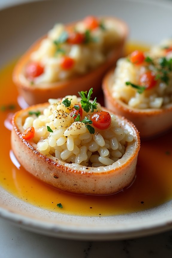 stuffed squid seafood delight