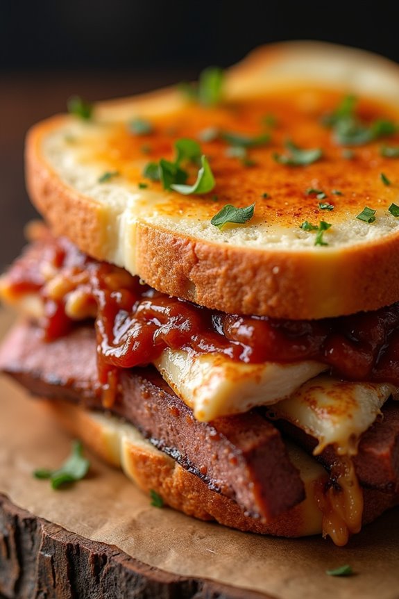 sweet and savory sandwich