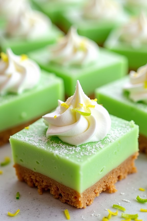 tangy creamy key lime bars