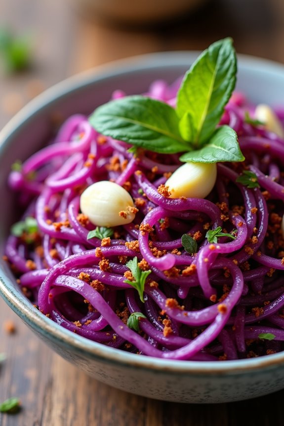tangy crunchy pickled cabbage