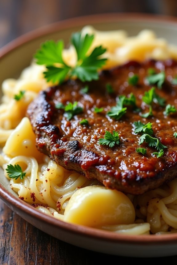 tangy sauerkraut beef casserole
