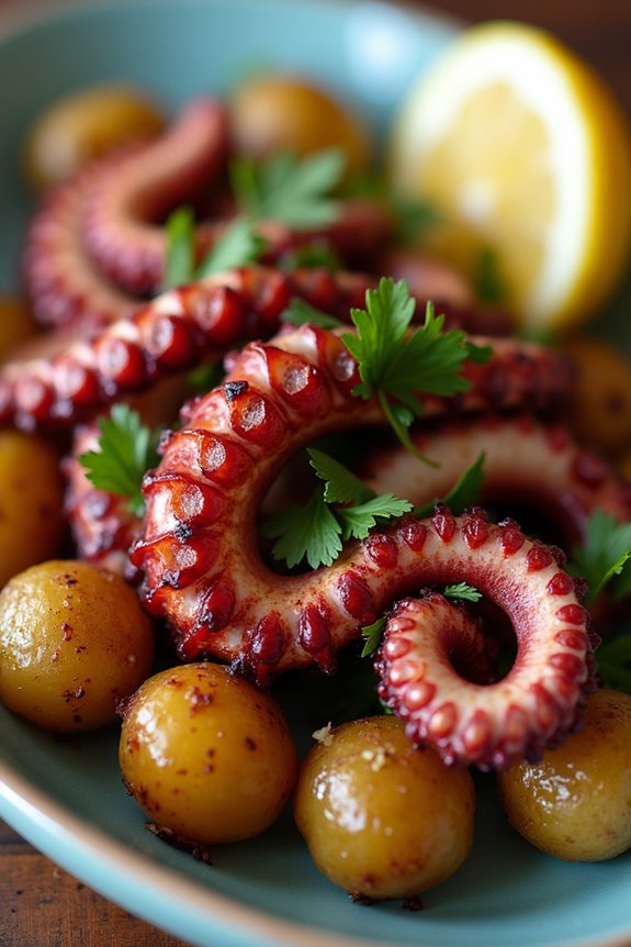 tender flavorful octopus dish