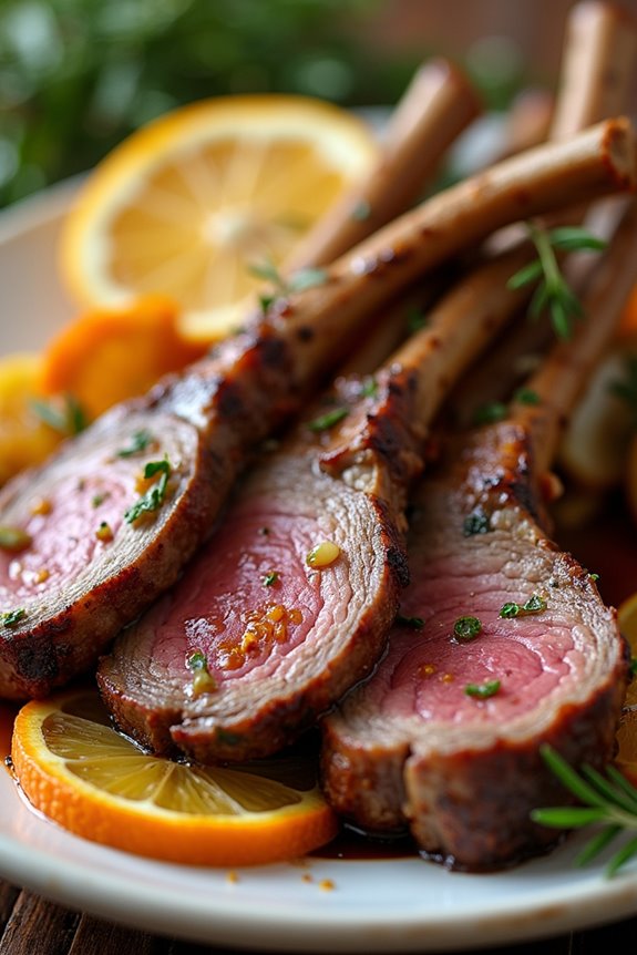 tender lamb with citrus