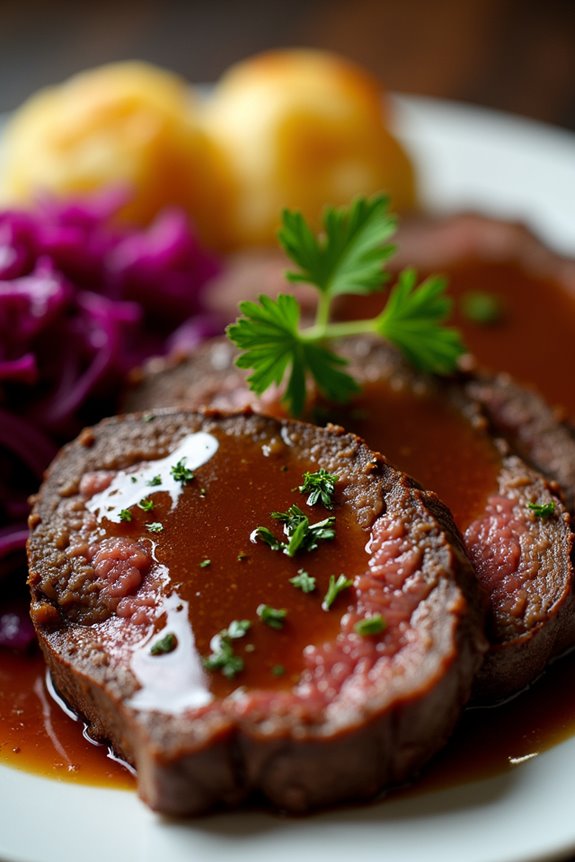 tender marinated pot roast