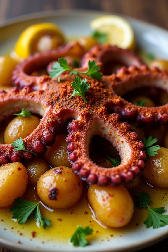 tender octopus roasted perfection