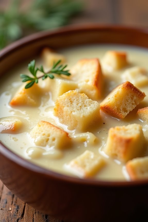 traditional creamy bread sauce