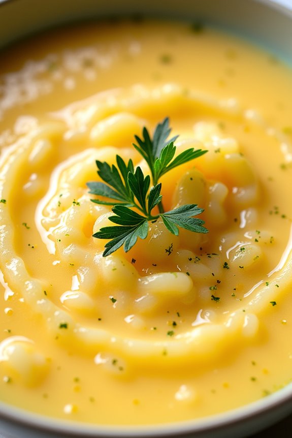 traditional creamy lemon soup