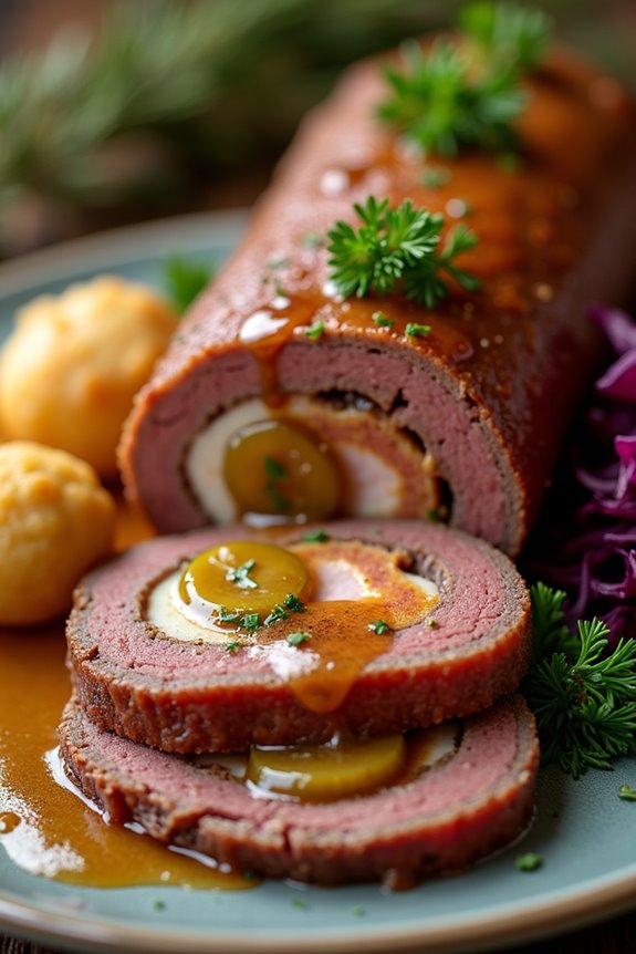 traditional german rolled beef