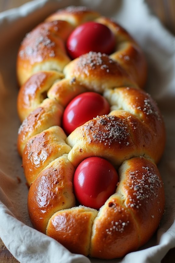 traditional greek easter bread