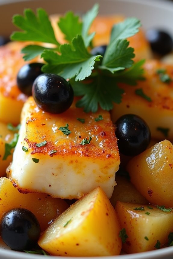 traditional portuguese cod dish