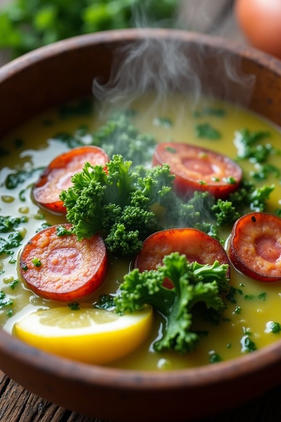 traditional portuguese green soup