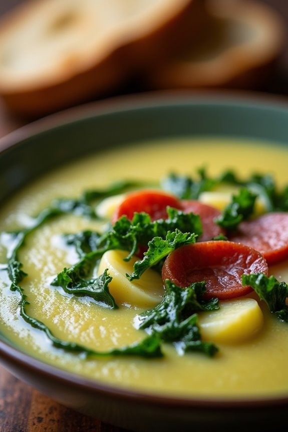 traditional portuguese kale soup