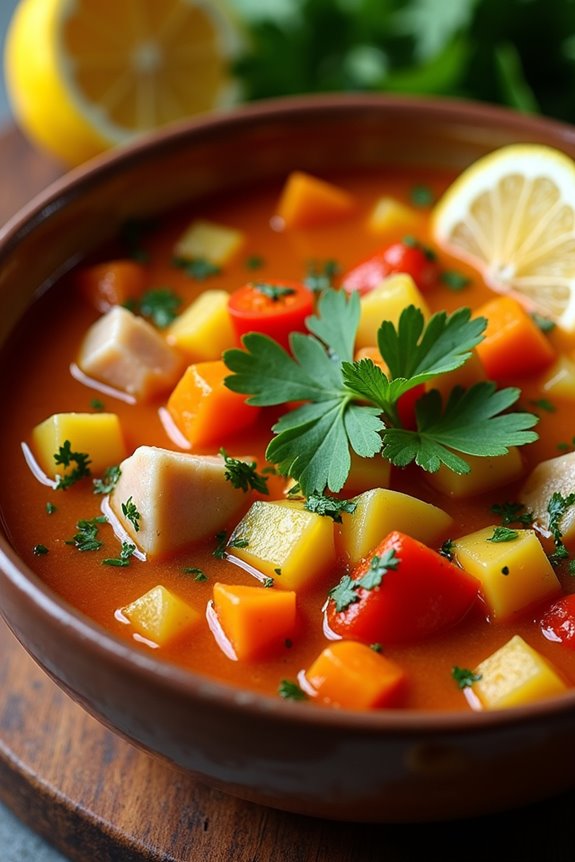 traditional portuguese shark soup