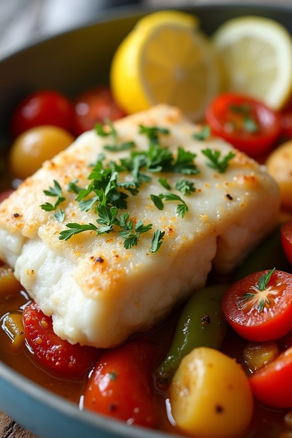 traditional salted cod dish