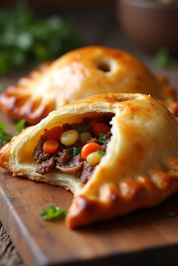 traditional savory pastry dish