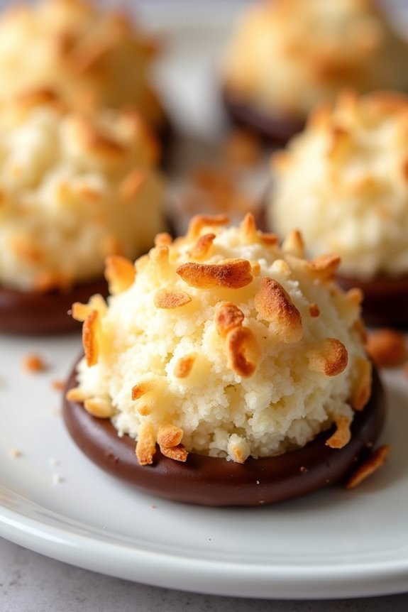 tropical coconut chewy cookies