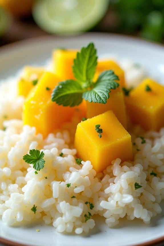 tropical coconut mango delight