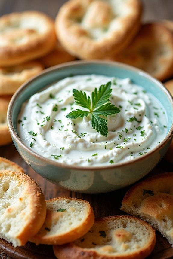 tzatziki and pita delight
