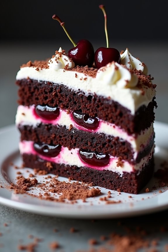 vegetarian black forest cake