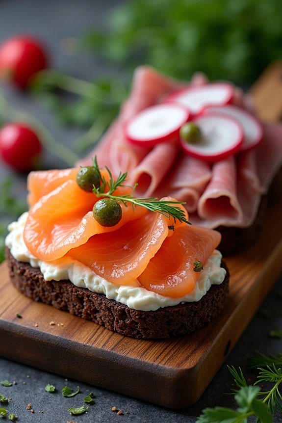 versatile danish open faced sandwiches
