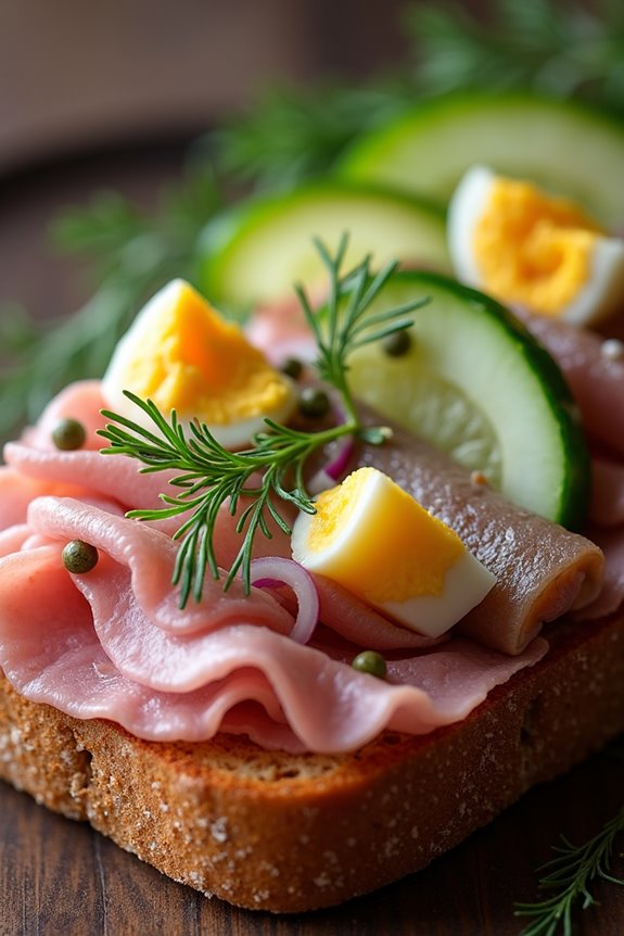 versatile open faced sandwich