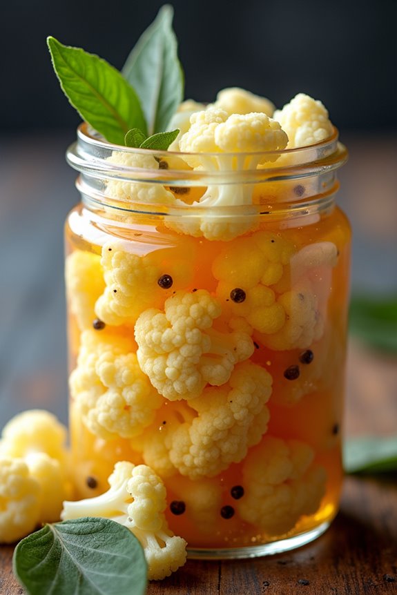 vibrant and tangy pickle