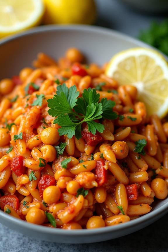 vibrant flavorful mediterranean dish