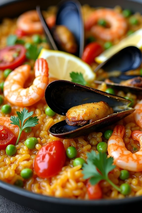 vibrant flavorful spanish dish