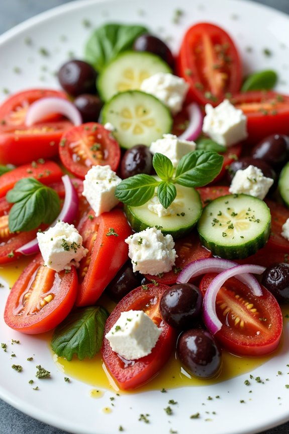 vibrant greek salad delight