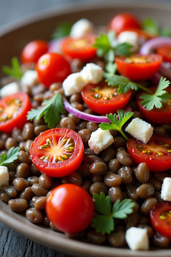 vibrant lentil salad recipe