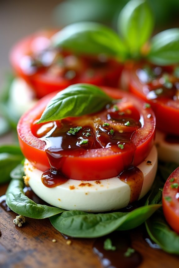 vibrant mediterranean caprese salad