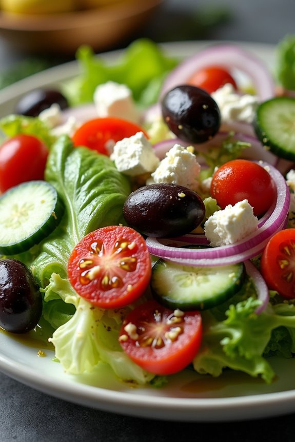 vibrant mediterranean flavors salad