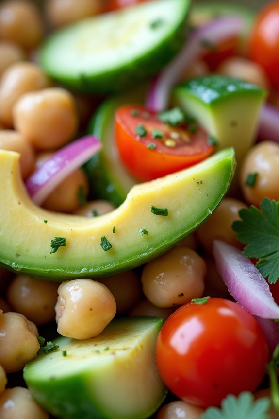 vibrant nutritious mediterranean salad