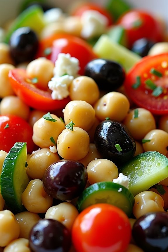 vibrant nutritious mediterranean salad