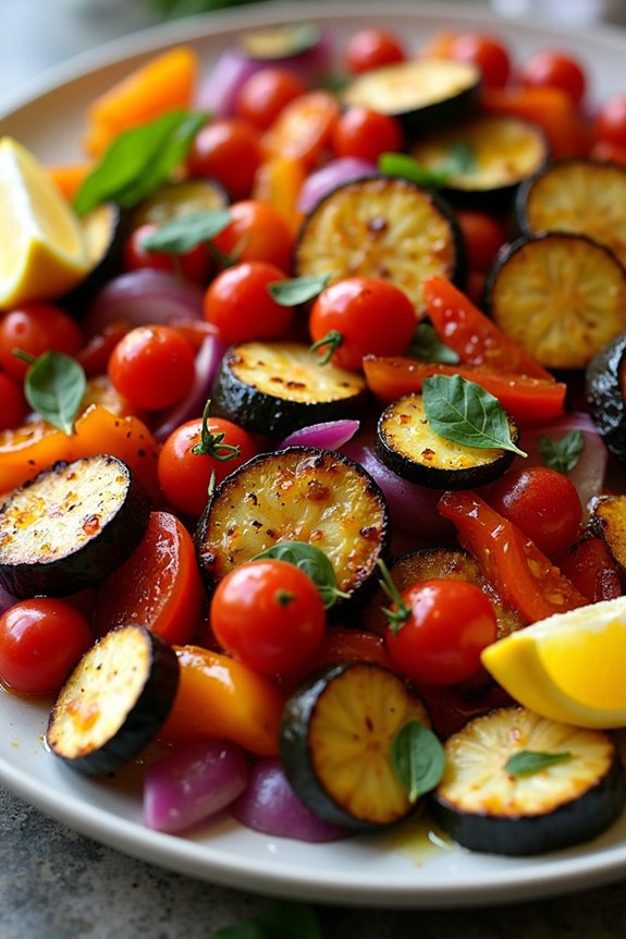 vibrant roasted vegetable medley