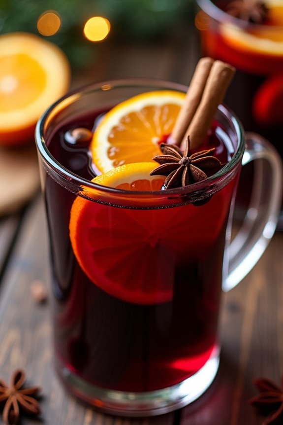 warm spiced vegan beverage