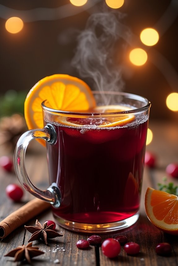 warm spiced wine delight