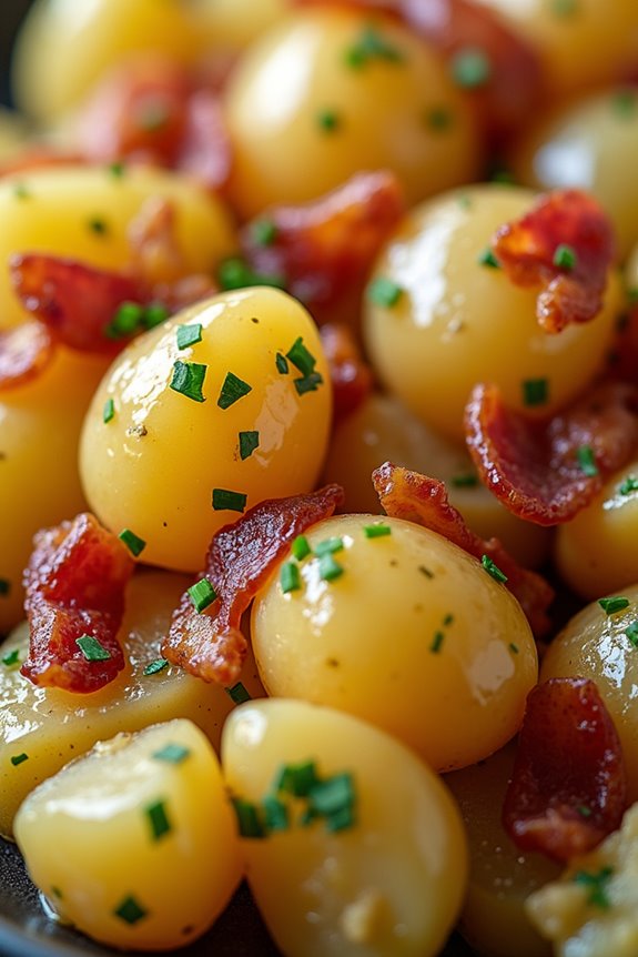 warm tangy bacon infused delight