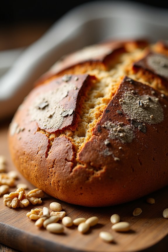 wholesome nutty soda bread