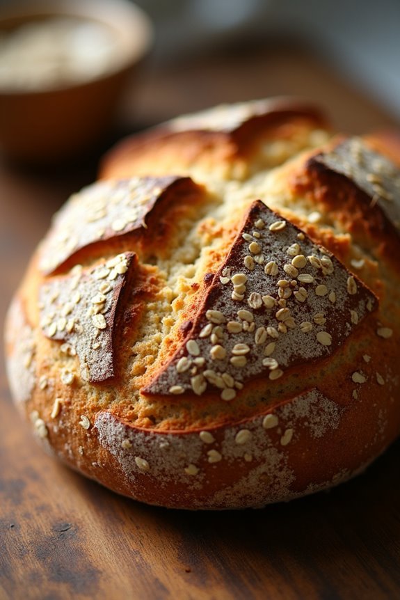wholesome oatmeal soda bread