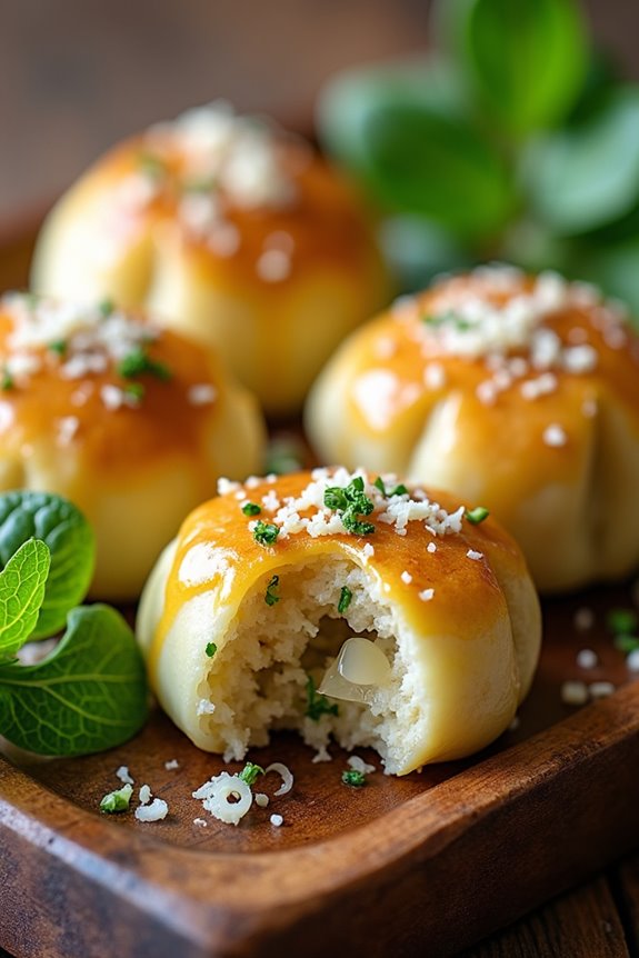 wild garlic dumplings delightfully savory
