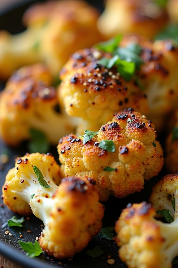 zaatar spiced roasted cauliflower delight