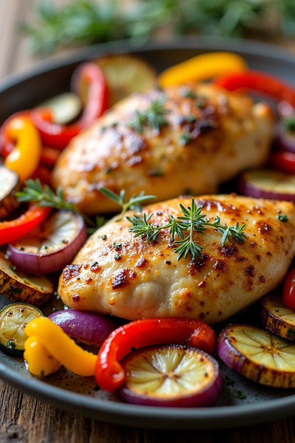 zesty chicken with vegetables