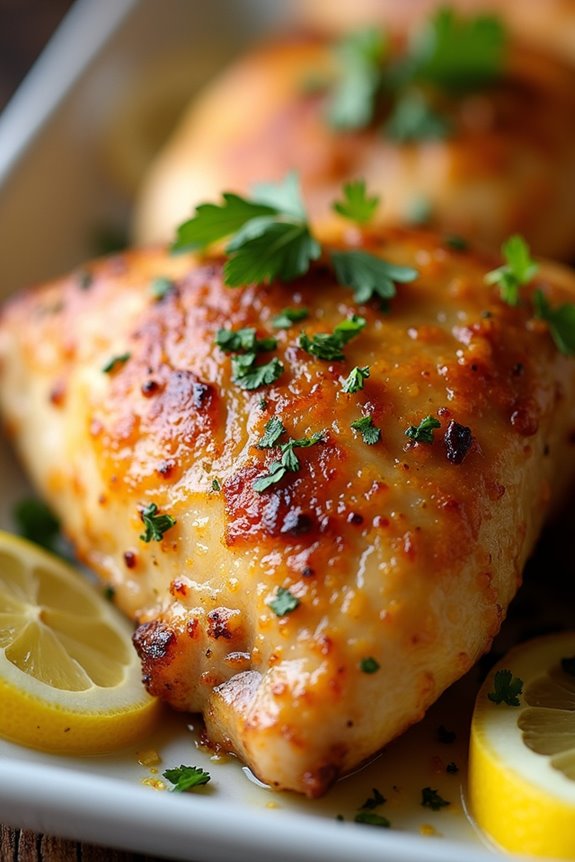 zesty garlic lemon chicken